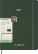 Cover-Bild zum Titel 'Moleskine 15 Monate Essential Wochenkalender 2026/2027, 1 Wo = 2 Seiten, vertikal, XXL, weicher Einband, Myrtengrün' von 'Moleskine'