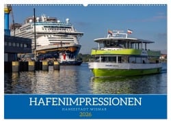 Cover-Bild zum Titel 'Hansestadt Wismar - Hafenimpressionen (Wandkalender 2026 DIN A2 quer), CALVENDO Monatskalender' von 'Holger Felix'