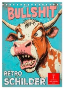Cover-Bild zum Titel 'Retro Schilder (Tischkalender 2026 DIN A5 hoch), CALVENDO Monatskalender' von 'Peter Roder'
