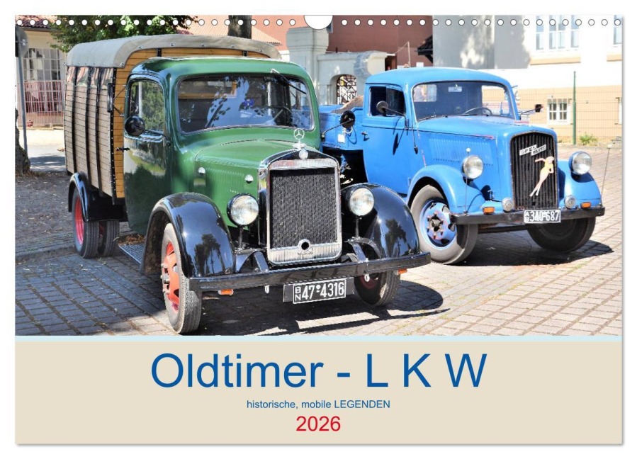 Oldtimer - L K W (Wandkalender 2026 DIN A3 quer), CALVENDO Monatskalender - Günther Klünder