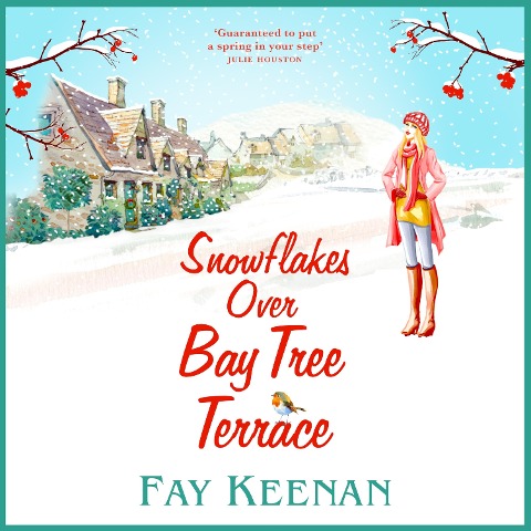 Snowflakes Over Bay Tree Terrace - Fay Keenan