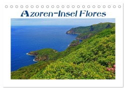 Cover-Bild zum Titel 'Azoren-Insel Flores - Farbtupfer auf einem erloschenen Vulkan Portugals (Tischkalender 2026 DIN A5 quer), CALVENDO Monatskalender' von 'Jana Thiem-Eberitsch'