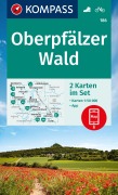 Cover-Bild zum Titel 'KOMPASS Wanderkarten-Set 186 Oberpfälzer Wald (2 Karten) 1:50.000' von ''