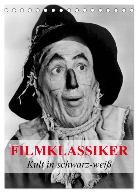 Filmklassiker - Kult in schwarz-weiß (Tischkalender 2026 DIN A5 hoch), CALVENDO Monatskalender - Elisabeth Stanzer