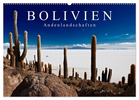 Bolivien Andenlandschaften "CH-Version" (Wandkalender 2024 DIN A2 quer), CALVENDO Monatskalender - Jürgen Ritterbach