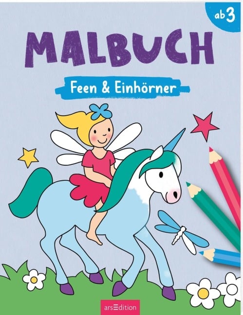 Malbuch Feen & Einhörner - 