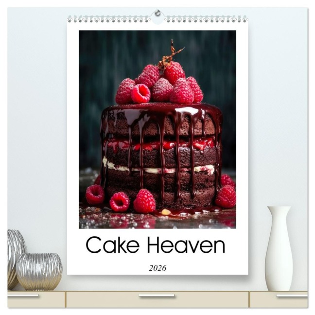 Cake Heaven (High Quality Premium Wall Calendar 2026 DIN A2 portrait),CALVENDO 12 Month Wall Calendar - Justyna Jaszke JBJart