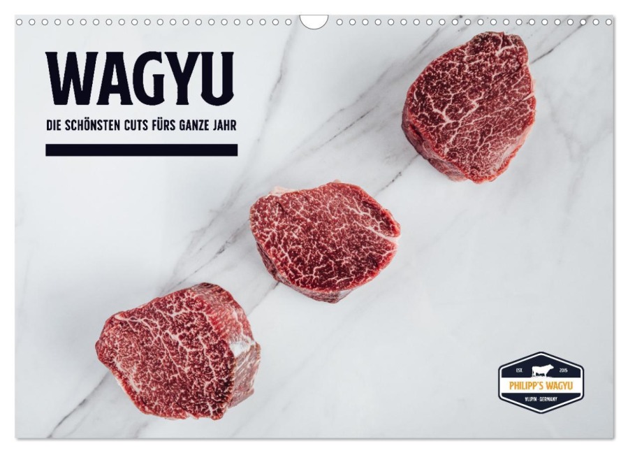 WAGYU (Wandkalender 2026 DIN A3 quer), CALVENDO Monatskalender - Philipp Friends