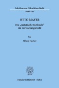 Cover-Bild zum Titel 'Otto Mayer.' von 'Alfons Hueber'