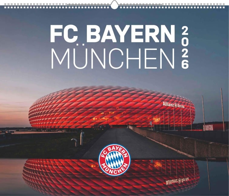 FC Bayern München 2026 Wand-Kalender - Fußball-Kalender - Fan-Kalender - 60x50 - Sport - Fc Bayern München Ag