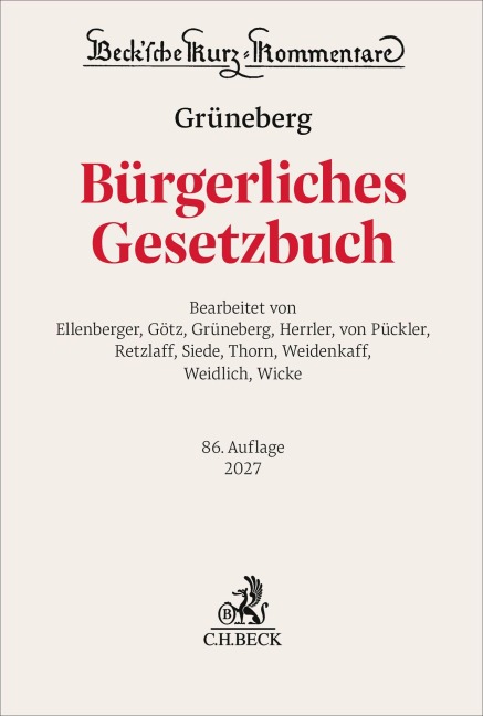Bürgerliches Gesetzbuch. BGB - 