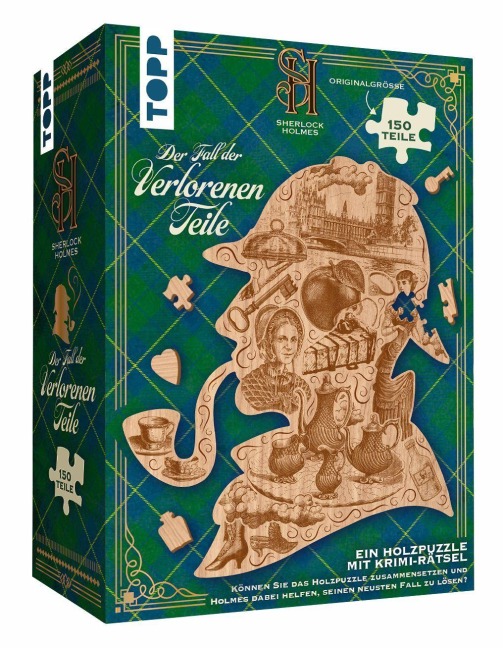 Sherlock Holmes - Der Fall der verlorenen Teile. Ein Holzpuzzle mit Kriminalfall - 