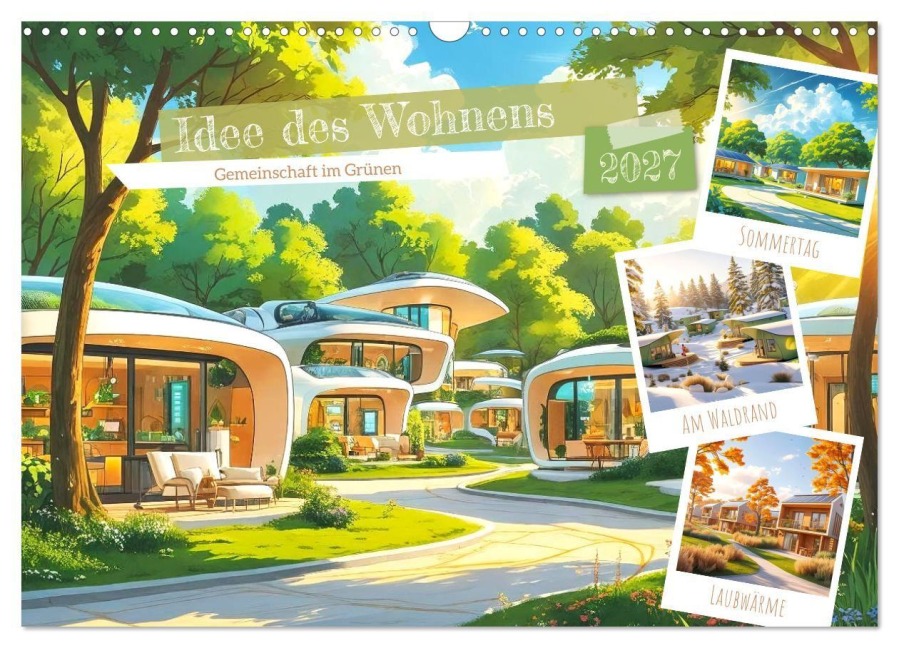 Idee des Wohnens (Wandkalender 2027 DIN A3 quer), CALVENDO Monatskalender - Viktor Wedel