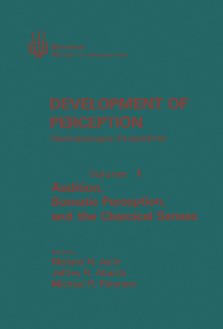 Development of Perception Psychobiological Perspectives - 