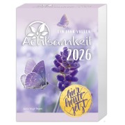 Cover-Bild zum Titel 'Ein Jahr voller Achtsamkeit - Abreißkalender 2026' von 'Jutta Vogt-Tegen'