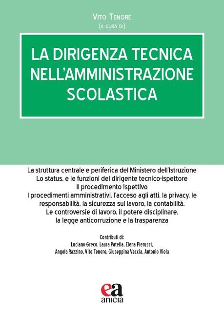 La dirigenza tecnica nell'amministrazione scolastica - 