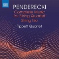 Cover-Bild zum Titel 'Sämtliche Musik für Streichquartett & Streichtrio' von 'Tippett Quartet'
