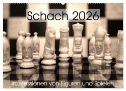Schach 2026. Impressionen von Figuren und Spielen (Wandkalender 2026 DIN A2 quer), CALVENDO Monatskalender - Steffani Lehmann (Hrsg.