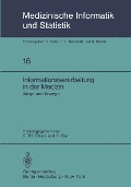 Cover-Bild zum Titel 'Informationsverarbeitung in der Medizin' von ''