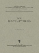 Cover-Bild zum Titel 'Der private Luftverkehr' von 'Carl Pirath'