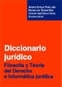 Cover-Bild zum Titel 'Diccionario jurídico : filosofía y teoría del derecho e informática jurídica' von 'Antonio-Enrique Pérez Luño'