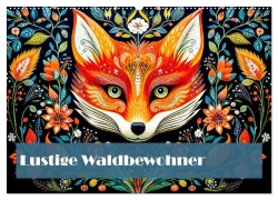 Lustige Waldtiere (Wandkalender 2025 DIN A2 quer), CALVENDO Monatskalender - Ally Bee
