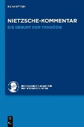 Cover-Bild zum Titel 'Kommentar zu Nietzsches "Die Geburt der Tragödie"' von 'Jochen Schmidt'