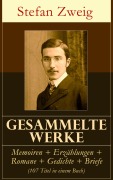 Cover-Bild zum Titel 'Gesammelte Werke: Memoiren + Erzählungen + Romane + Gedichte + Briefe (107 Titel in einem Buch)' von 'Stefan Zweig'
