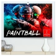 Cover-Bild zum Titel 'Paintball cool (hochwertiger Premium Wandkalender 2026 DIN A2 quer), Kunstdruck in Hochglanz' von 'Peter Roder'