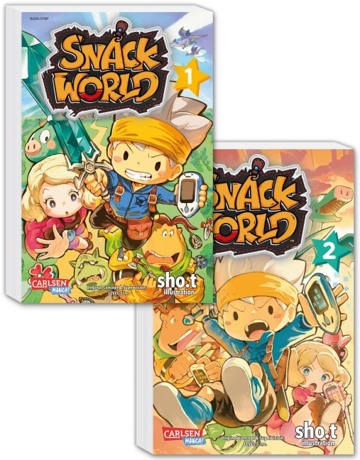 Snack World Komplettpack 1-2 - Level-5, Sho. T