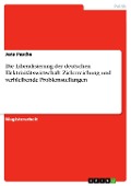 Cover-Bild zum Titel 'Die Liberalisierung der deutschen Elektrizitätswirtschaft: Zielerreichung und verbleibende Problemstellungen' von 'Jens Pasche'