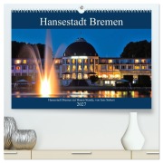 Cover-Bild zum Titel 'Hansestadt Bremen zur blauen Stunde (hochwertiger Premium Wandkalender 2027 DIN A2 quer), Kunstdruck in Hochglanz' von 'Jens Siebert'