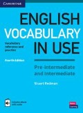 English Vocabulary in Use Pre-Intermediate and Intermediate Book with Answers and Enhanced eBook - Stuart Redman, Lynda Edwards