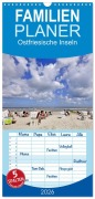 Cover-Bild zum Titel 'Familienplaner 2026 - Ostfriesische Inseln mit 5 Spalten (Wandkalender, 21 x 45 cm) CALVENDO' von 'McPHOTO W. Boyungs K. Steinkamp'