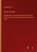 Cover-Bild zum Titel 'Amore e dovere' von 'Gaetano Rossi'