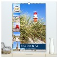 Borkum Strandspaziergang (hochwertiger Premium Wandkalender 2024 DIN A2 hoch), Kunstdruck in Hochglanz - Andrea Dreegmeyer
