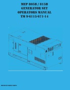 Cover-Bild zum Titel 'MEP 805B / 815B Generator Set Operators Manual TM 9-6115-671-14' von ''