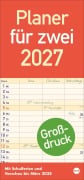Cover-Bild zum Titel 'Großdruck Planer für zwei 2027' von ''