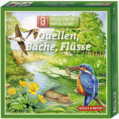 Natur-Memo "Quellen, Bäche, Flüsse" - 