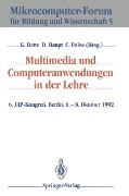 Cover-Bild zum Titel 'Multimedia und Computeranwendungen in der Lehre' von ''