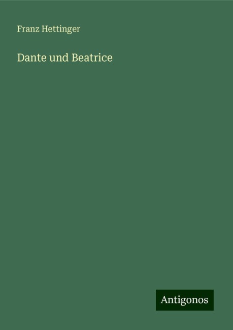 Dante und Beatrice - Franz Hettinger