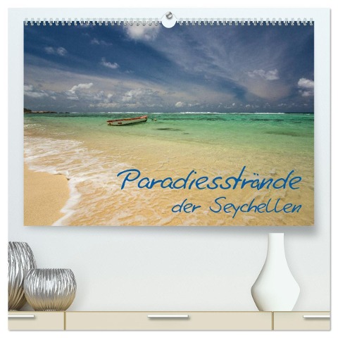 Paradiesstrände der Seychellen (hochwertiger Premium Wandkalender 2024 DIN A2 quer), Kunstdruck in Hochglanz - Stefan Daniel Homfeld