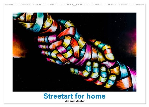 Streetart for home Michael Jaster (Wandkalender 2024 DIN A2 quer), CALVENDO Monatskalender - Michael Jaster