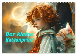 Cover-Bild zum Titel 'Der kleine Katzenprinz (Wandkalender 2026 DIN A3 quer), CALVENDO Monatskalender' von 'Monika Altenburger'