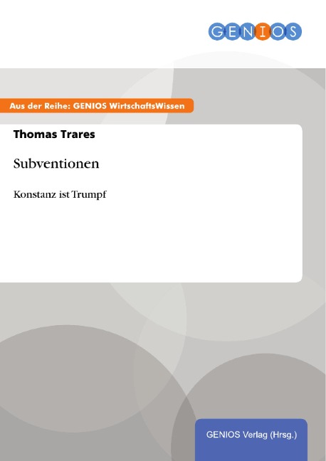 Subventionen - Thomas Trares