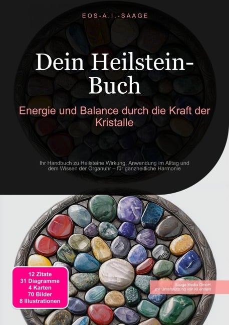 Dein Heilstein-Buch: Energie und Balance durch die Kraft der Kristalle - D. Eos A. I. Saage