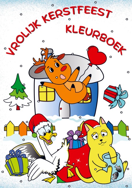 Vrolijk Kerstfeest Kleurboek - Maryan Ben