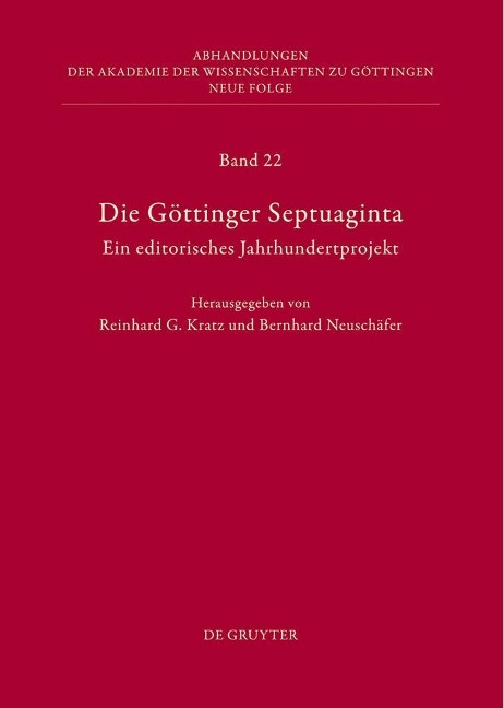 Die Göttinger Septuaginta - 