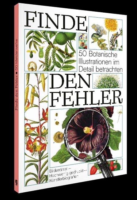 Finde den Fehler - 50 Botanische Illustrationen - 