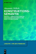 Cover-Bild zum Titel 'Konstruktionssemantik' von 'Alexander Willich'